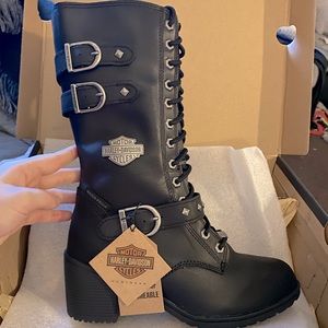 SOLD Harley Davidson boots size 7.5 brand new